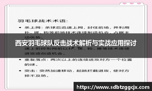 西安羽毛球队反击战术解析与实战应用探讨